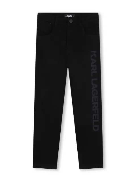Karl Lagerfeld Kids Calça jeans reta