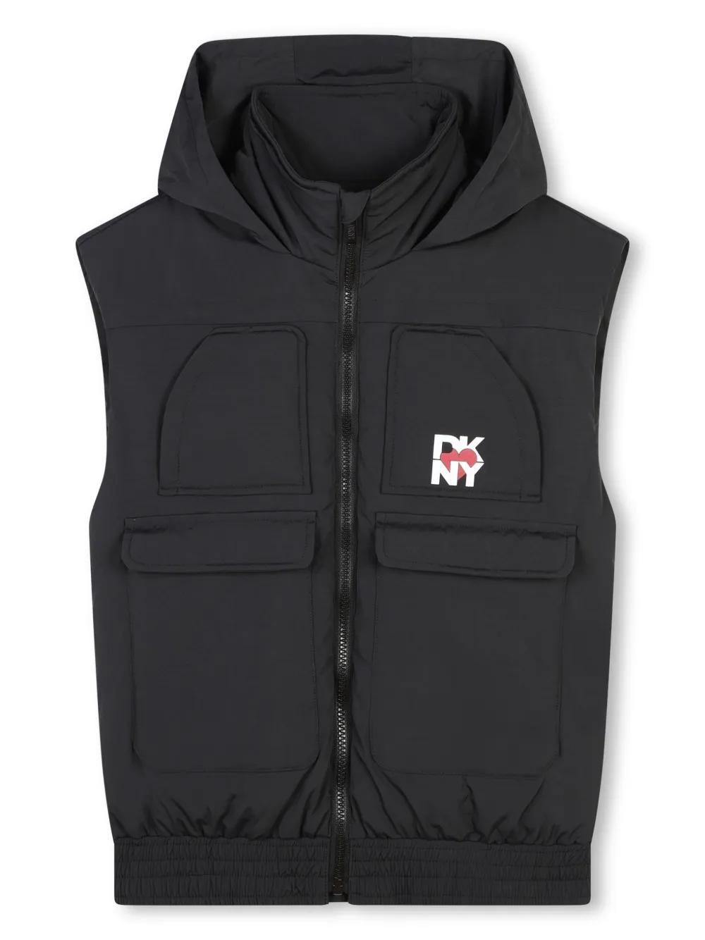Dkny Kids Gilet imbottito con stampa | Giacche | Image 3