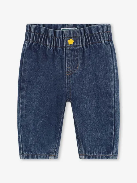 Kenzo Kids logo-appliqué slim-fit jeans