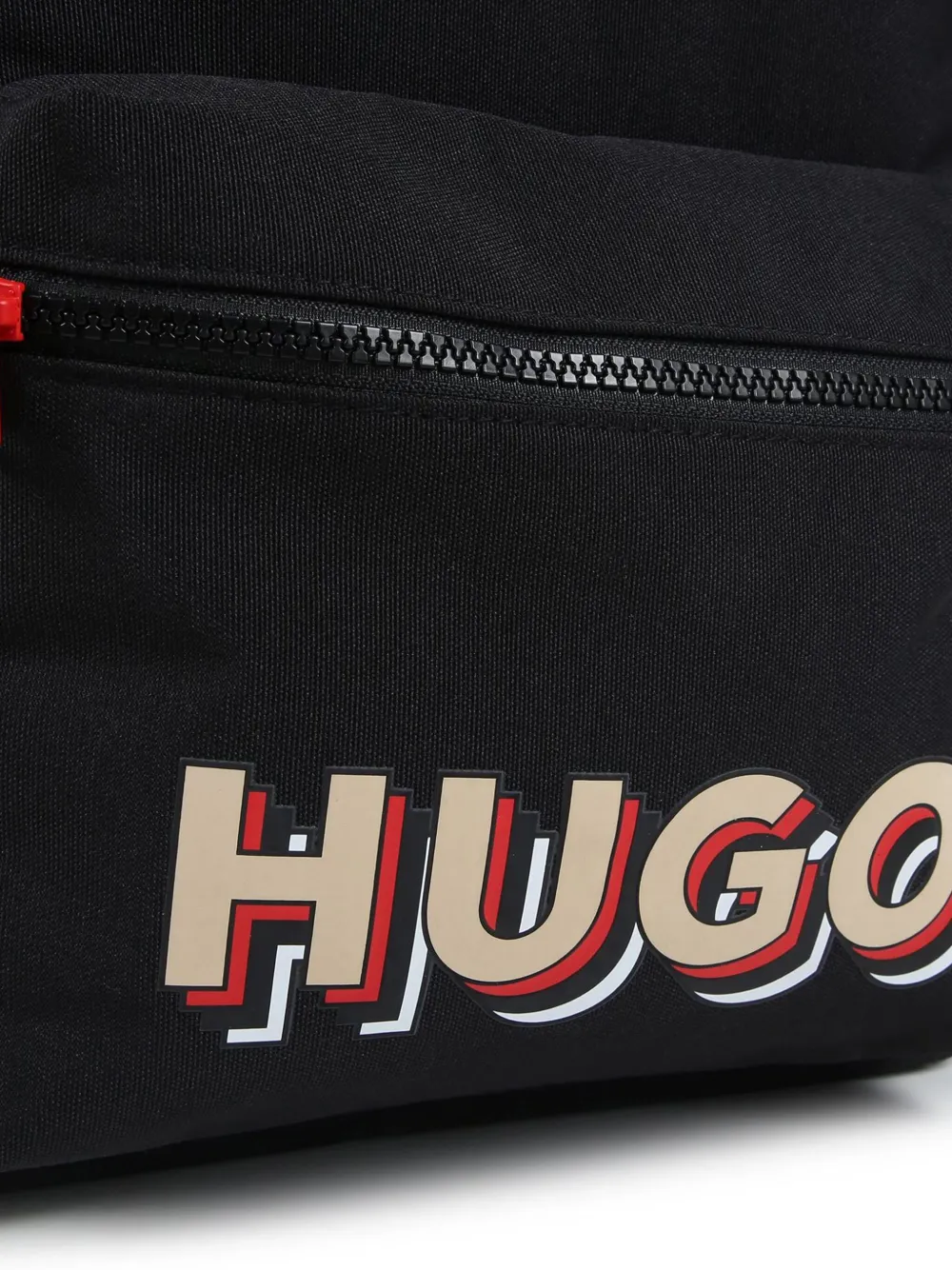 HUGO KIDS Rugzak met logoprint Zwart