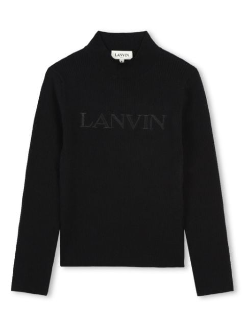 Lanvin Enfant high-neck knit sweater