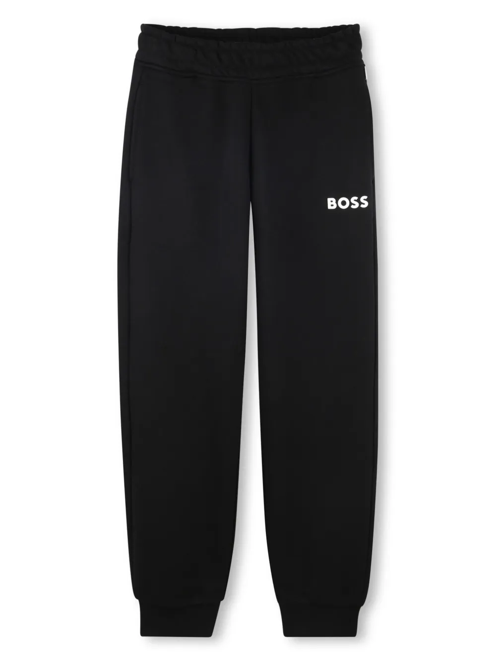 BOSS Kidswear Trainingsbroek met logoprint Zwart