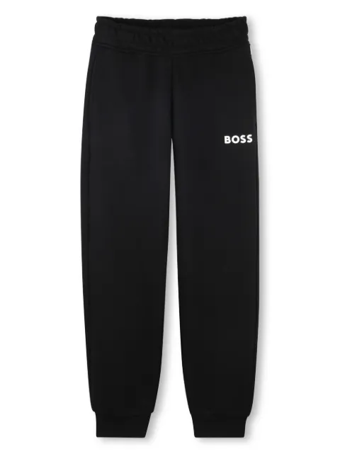 BOSS Kidswear logo-print track pants