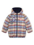 Kenzo Kids reversible hooded puffer jacket - Neutrals