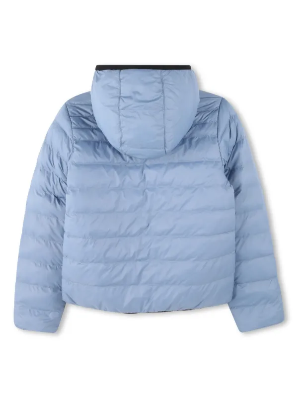 BOSS Kidswear Reversible Puffer Jacket Grey FARFETCH ID