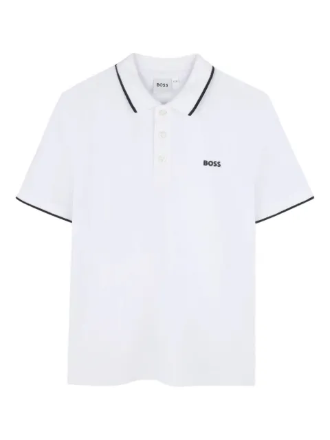BOSS Kidswear short-sleeve logo polo shirt