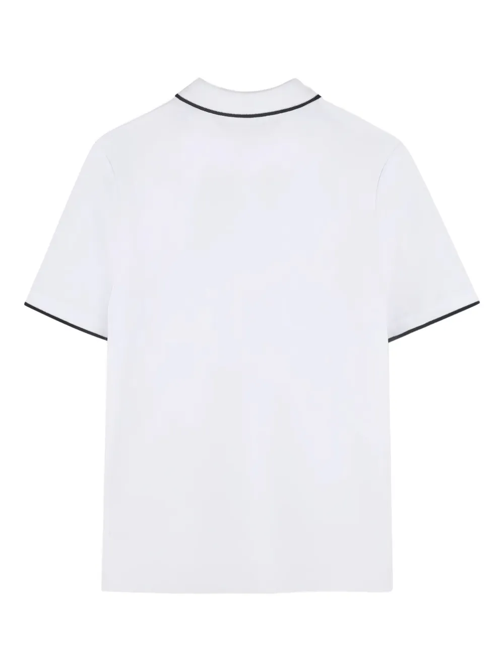 Bosswear Boss Kidswear Kids' Tipped Cotton Piqué Polo In White