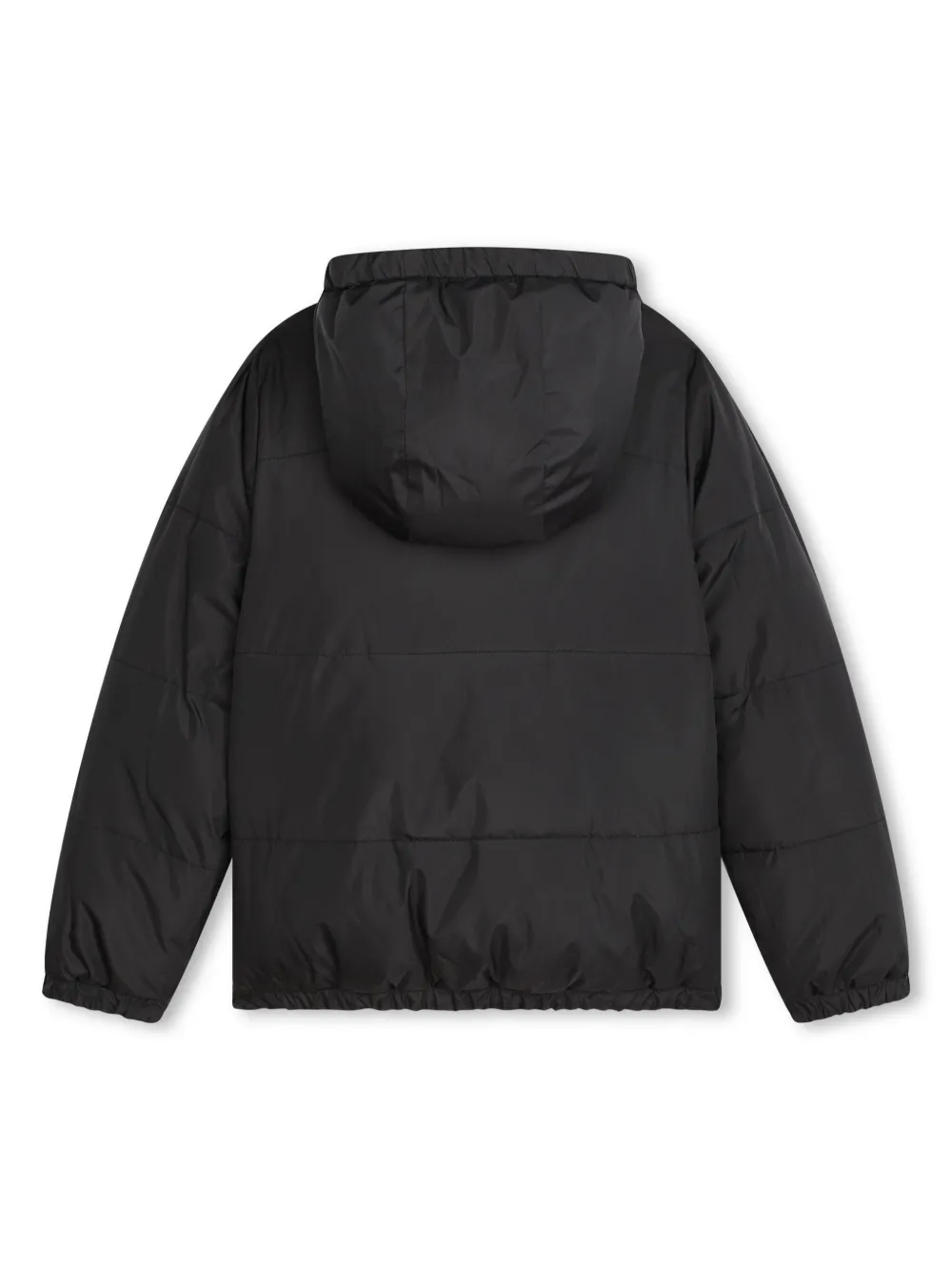 Dkny Kids Omkeerbaar donsjack met logoprint Zwart