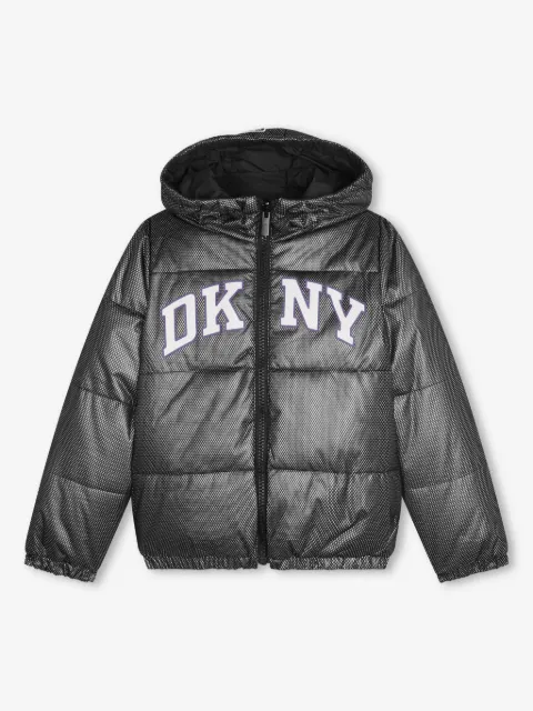 Dkny Kids doudoune réversible à logo imprimé