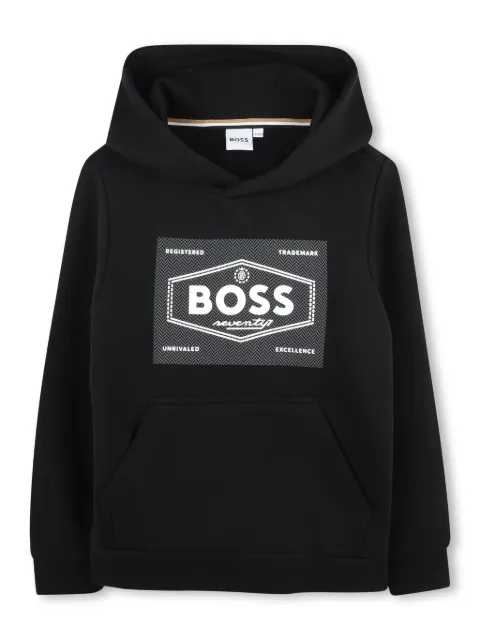 BOSS Kidswear logo-print hoodie 