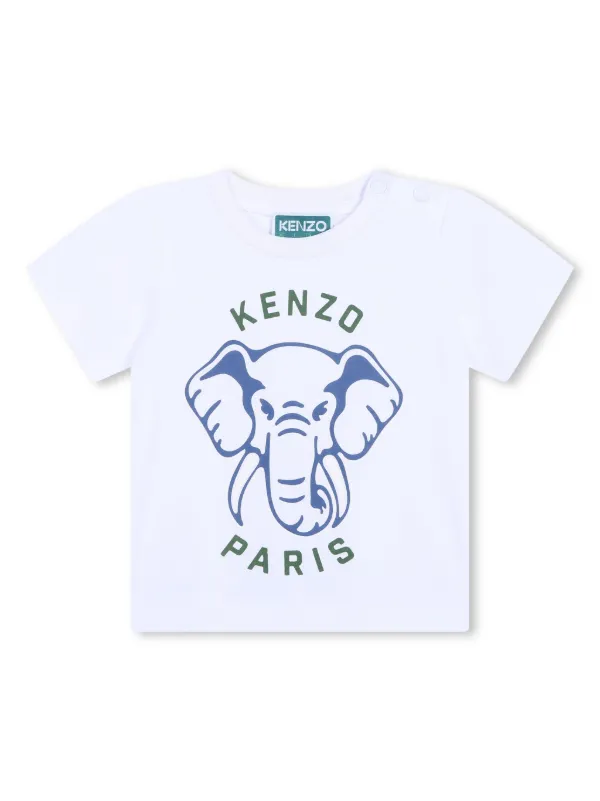 【関税&送料込】Kenzo White Cotton T-Shirt T-shirt Kenzo White size M International in Cotton - 41362158