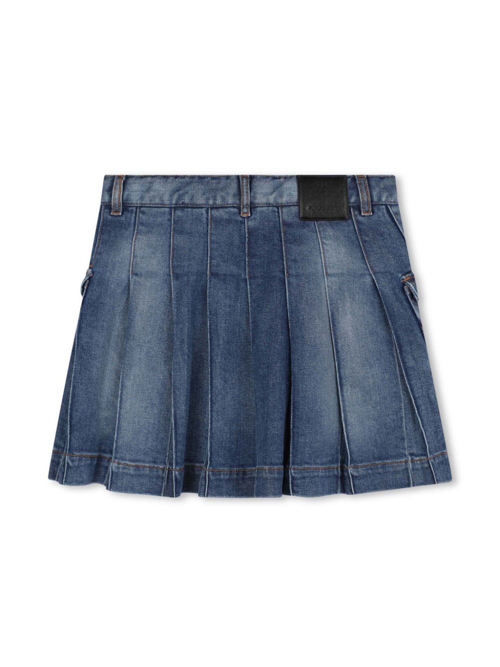 Givenchy Kids 4G denim skirt - Blue