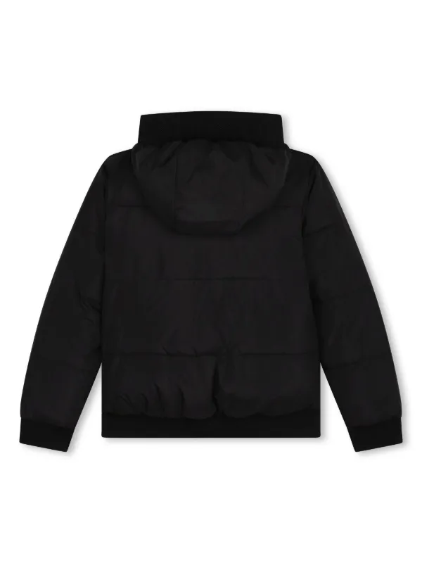 Dkny Kids Reversible Puffer Jacket Black FARFETCH IN