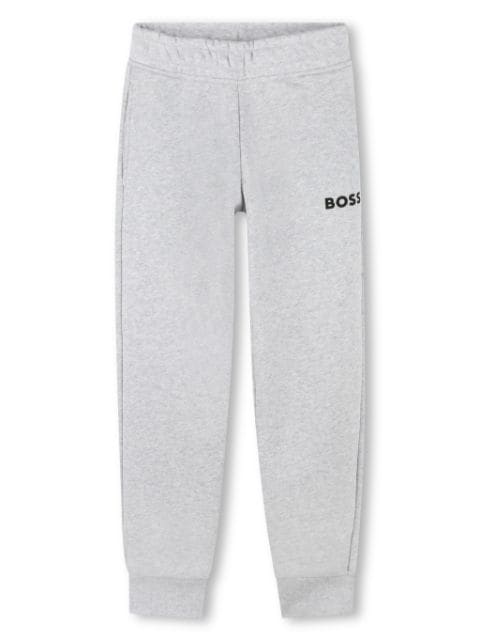 BOSS Kidswear logo-embroidered track pants