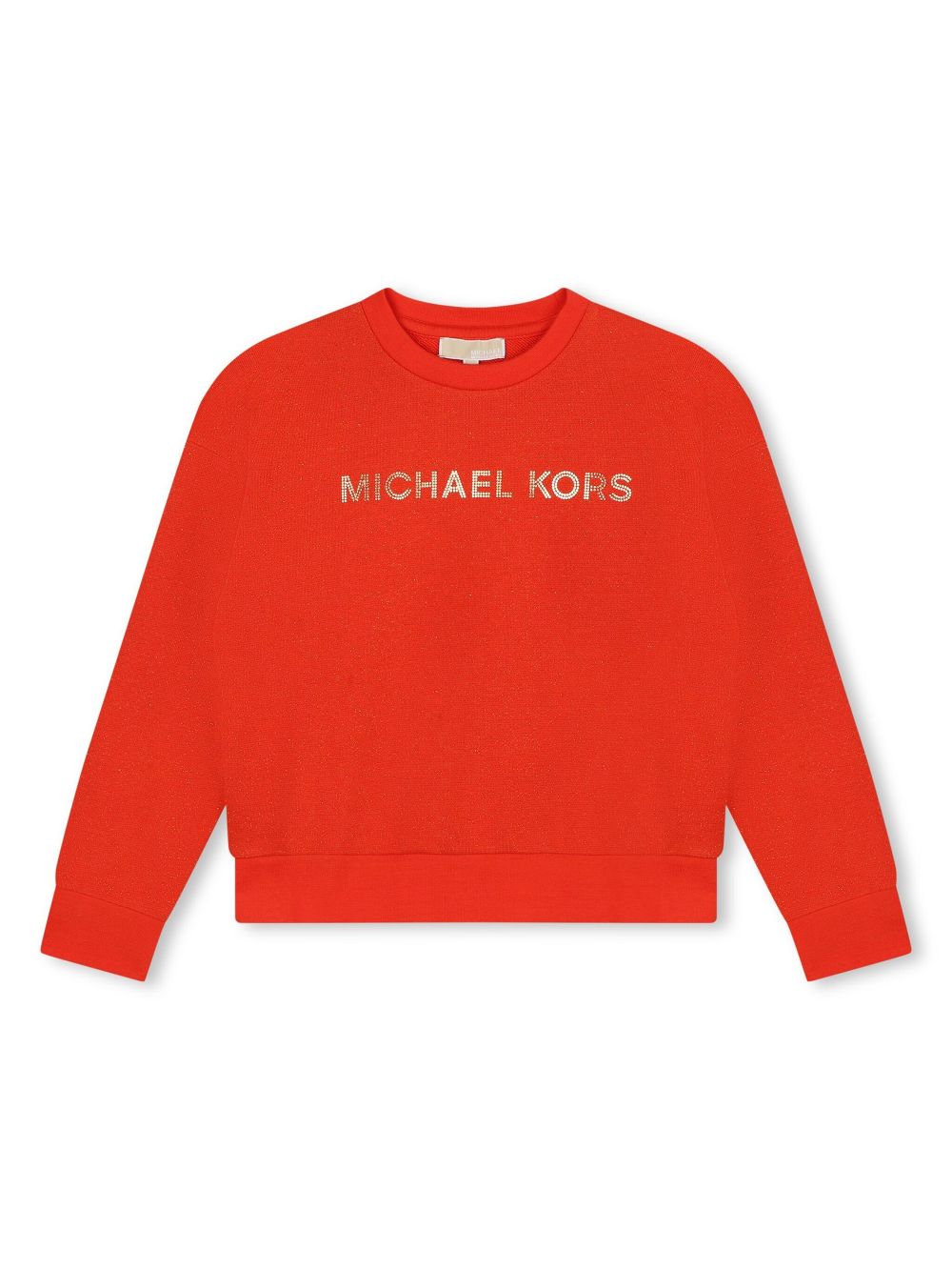 Michael Kors Kids studded-logo jumper - Red