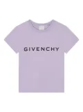 Givenchy Kids logo-print T-shirt - Purple