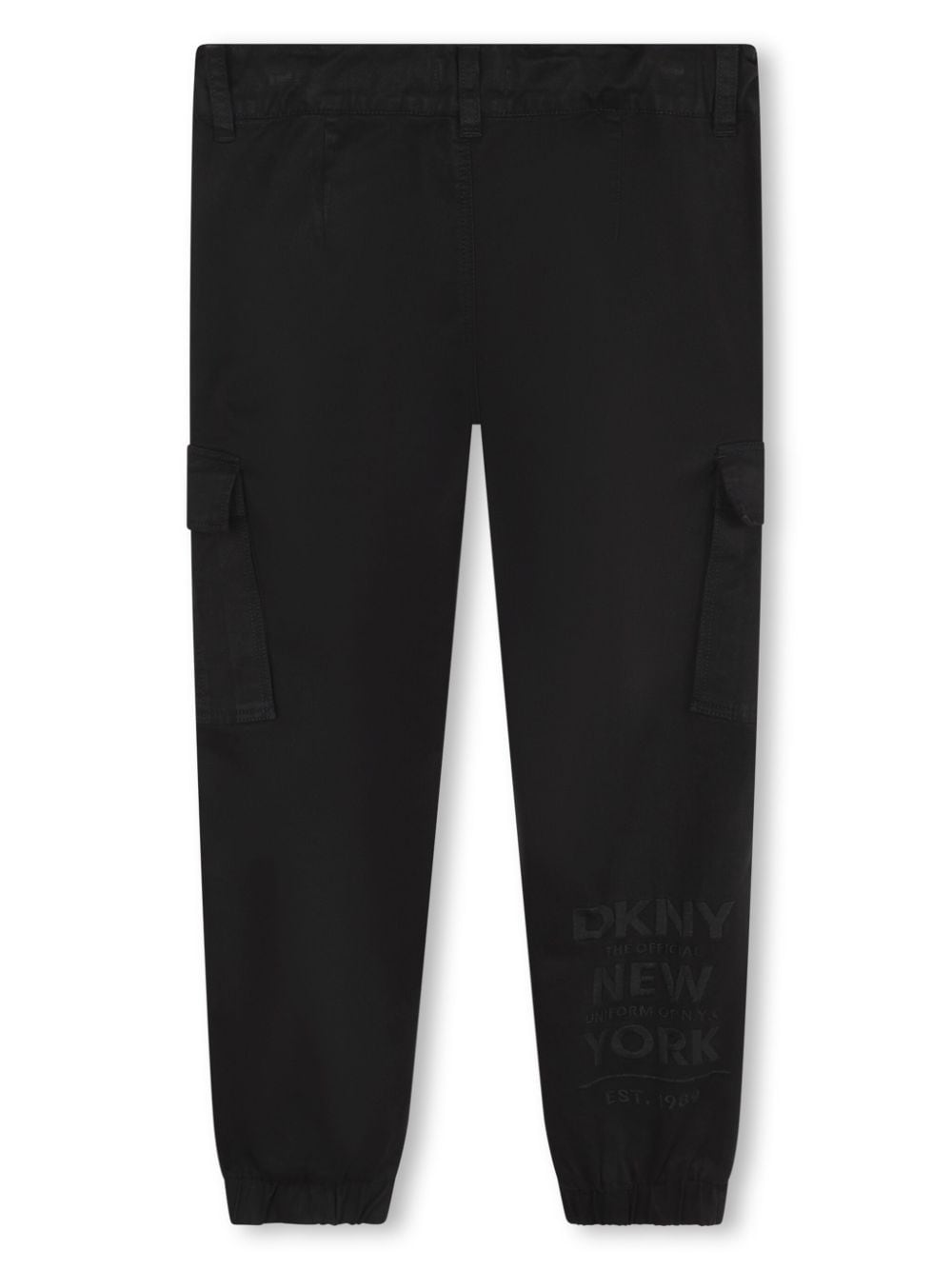 Dkny Kids Broek met logopatch - Zwart