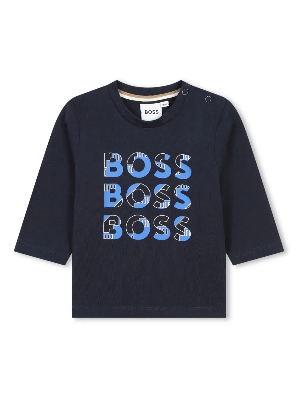 BOSS Kidswear T-shirt con stampa - Blu