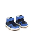 BOSS Kidswear colour-block high-top sneakers - Blue