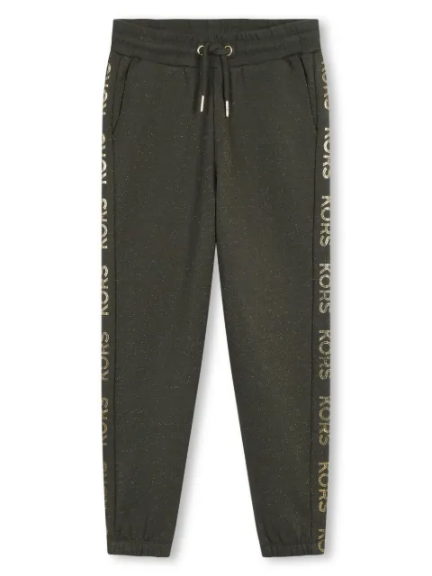 Michael Kors Kids Pantaloni sportivi con logo laterale