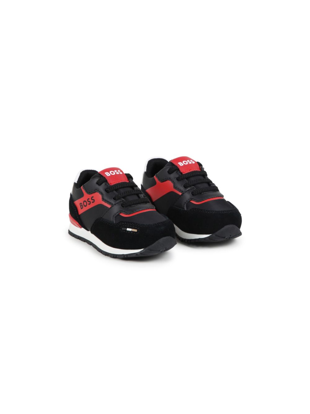 BOSS Kidswear logo-print chunky sneakers Black