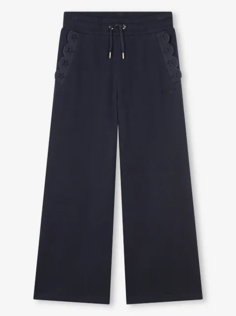 Chloé Kids pants con cordones en la pretina