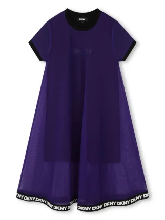 purple dkny dress Dkny Women's Ruched Long Sleeve V Neck Knee Length Cocktail Sheath Dress Purple Size 10 - Bed Bath & Beyond
