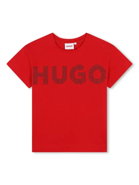 HUGO KIDS playera con apliques del logo