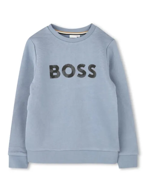 BOSS Kidswear logo-print sweatshirt 