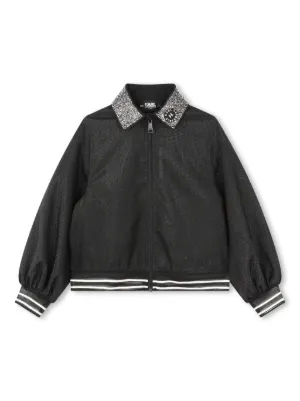 Emporio Armani Kids ロゴ ジャケット | ブルー | FARFETCH JP