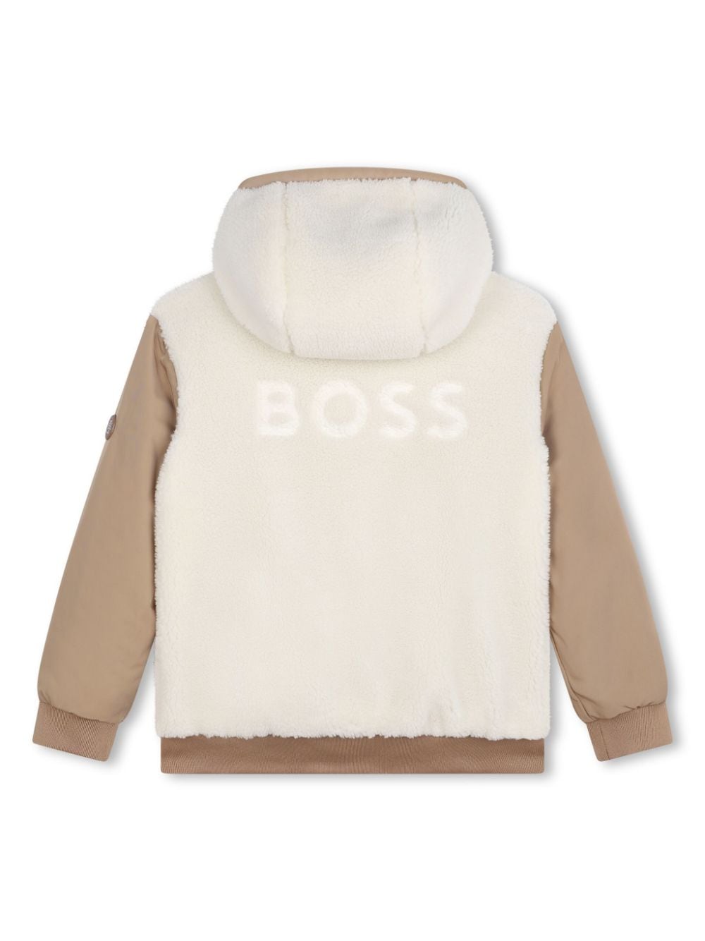 BOSS Kidswear Omkeerbaar jack - Beige