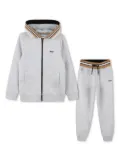 BOSS Kidswear printed trimmed tracksuit set - Grey