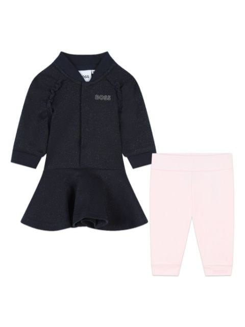 BOSS Kidswear set de vestido con logo estampado