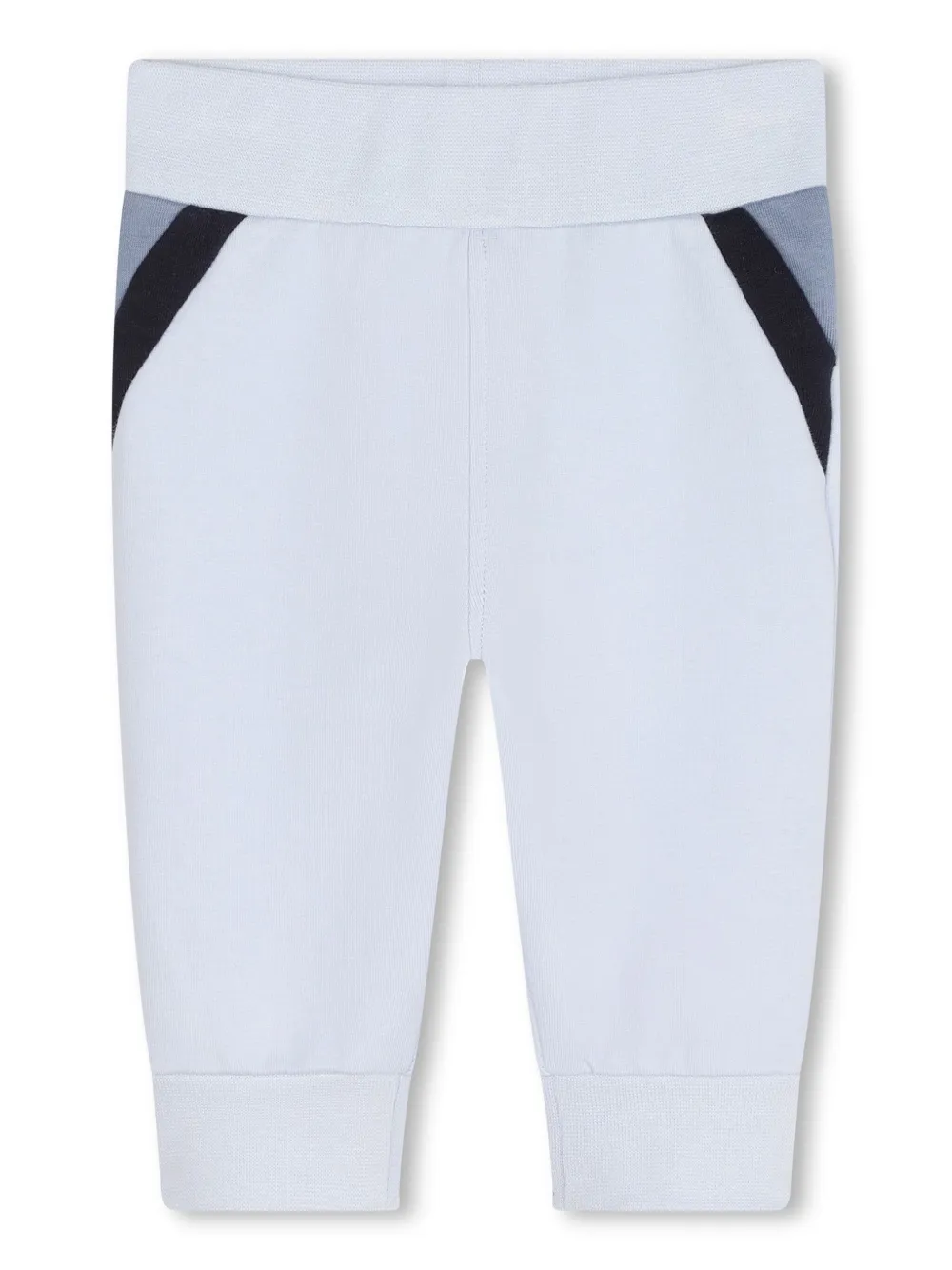 BOSS Kidswear Trainingspak met vlakken Blauw