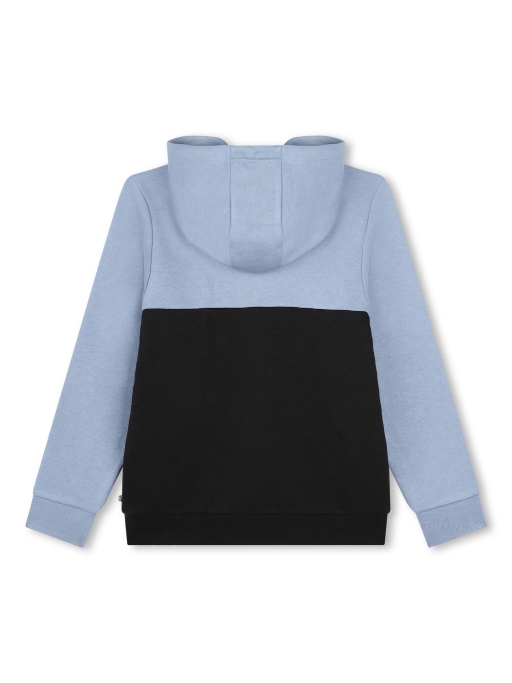 BOSS Kidswear Hoodie met colourblocking - Blauw