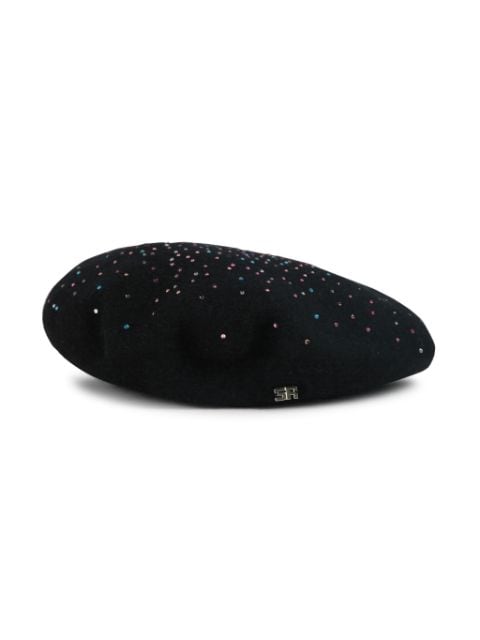 SONIA RYKIEL ENFANT rhinestone-embellished beret