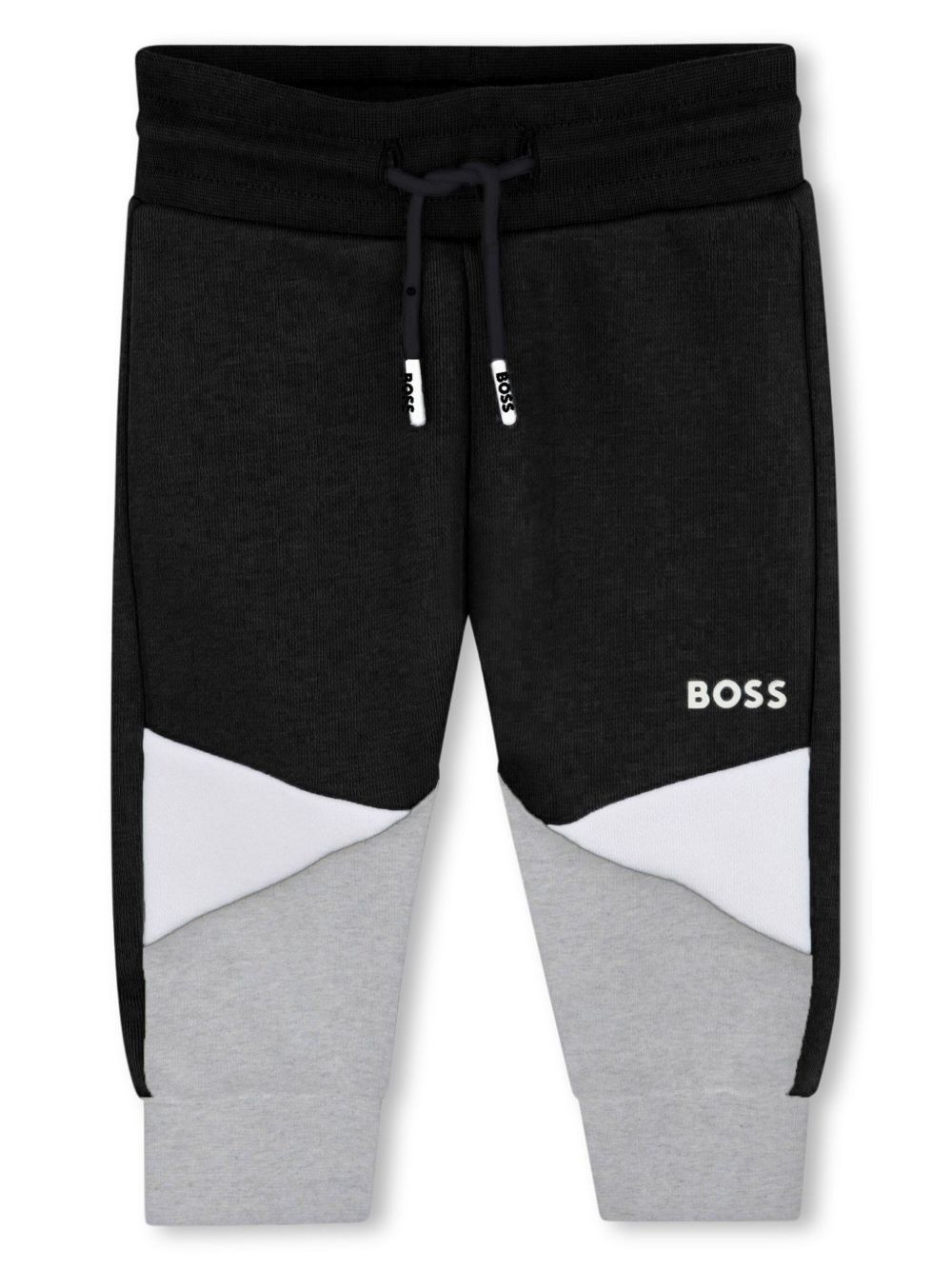 BOSS Kidswear logo-print track pants - Black