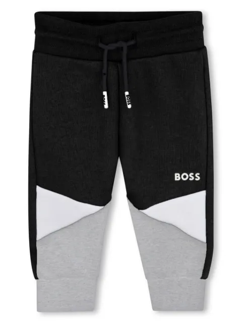 BOSS Kidswear logo-print track pants