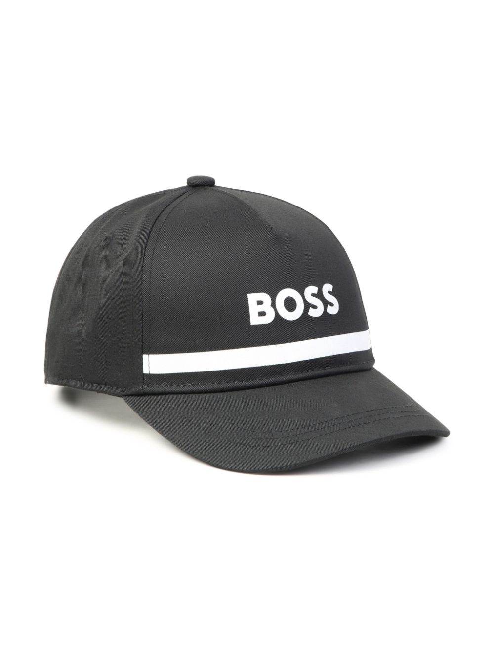 BOSS Kidswear Pet met logoprint - Zwart