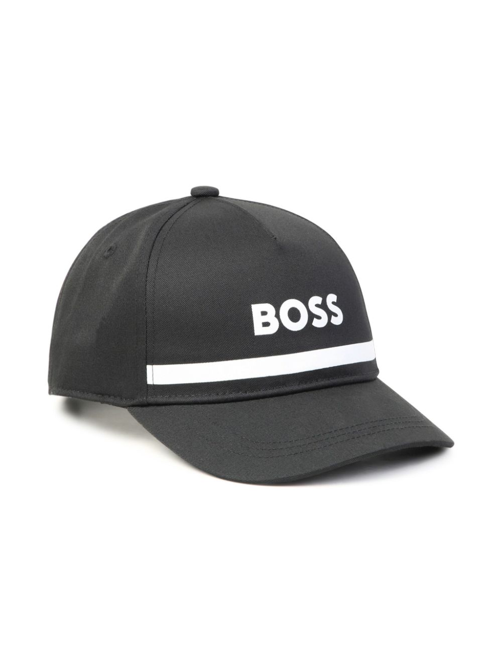 Bosswear Kids' Logo-print Cap In Black