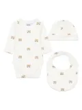BOSS Kidswear Red Panda babygrow (set of three) - White