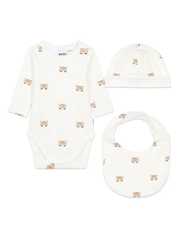 BOSS Kidswear Set Di Tutine Red Panda Bianco FARFETCH IT