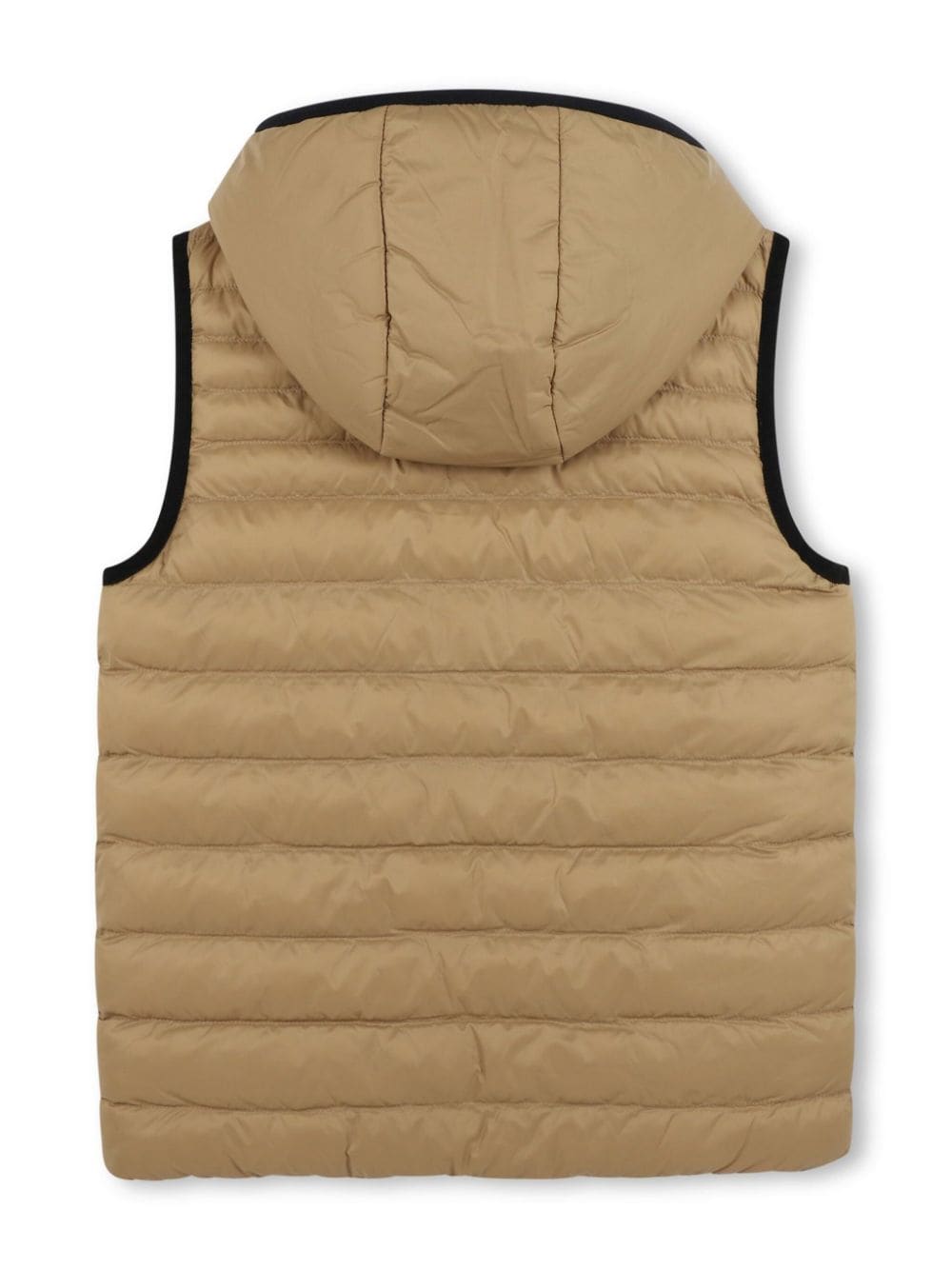 BOSS Kidswear reversible sleeveless puffer jacket - Beige