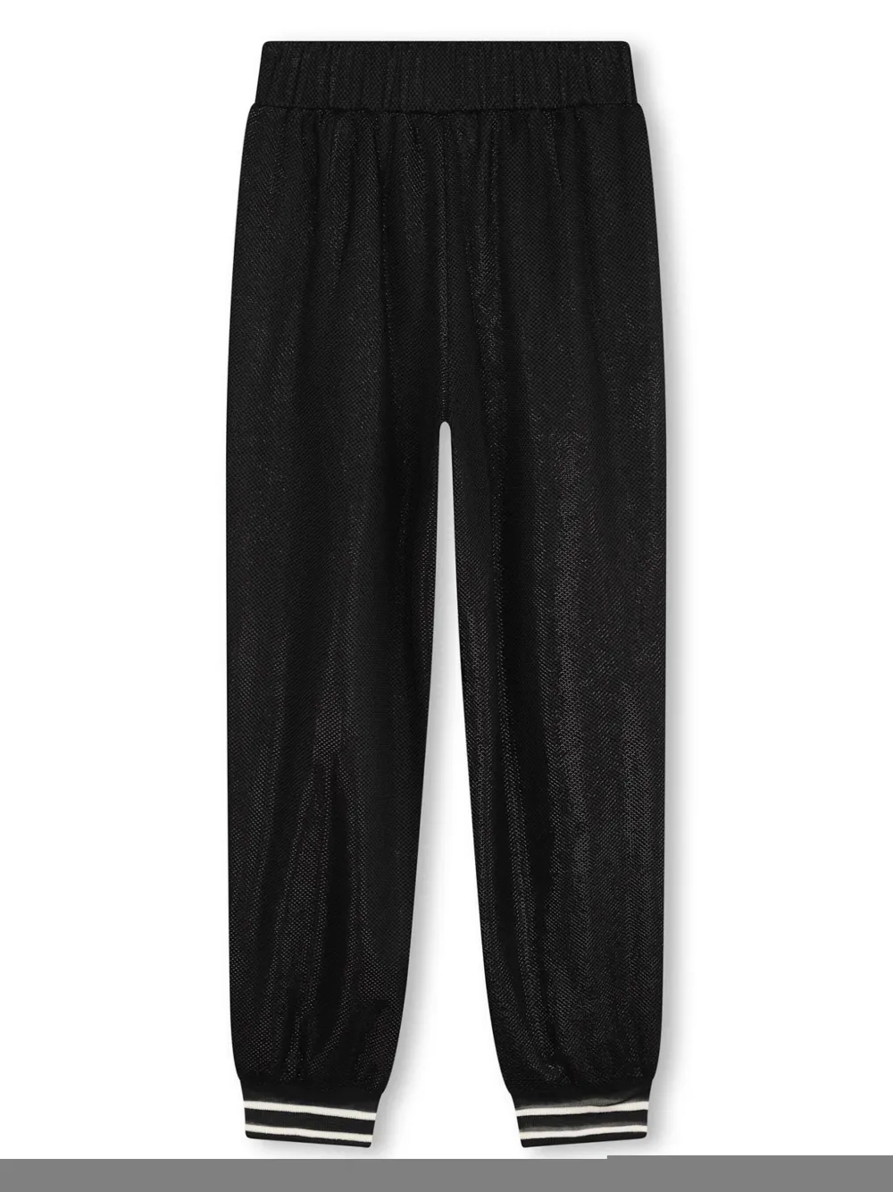 Karl Lagerfeld Kids Broek met logoband Zwart