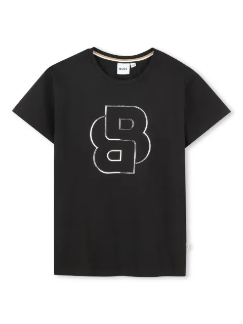 BOSS Kidswear تيشيرت بطبعة شعار الماركة