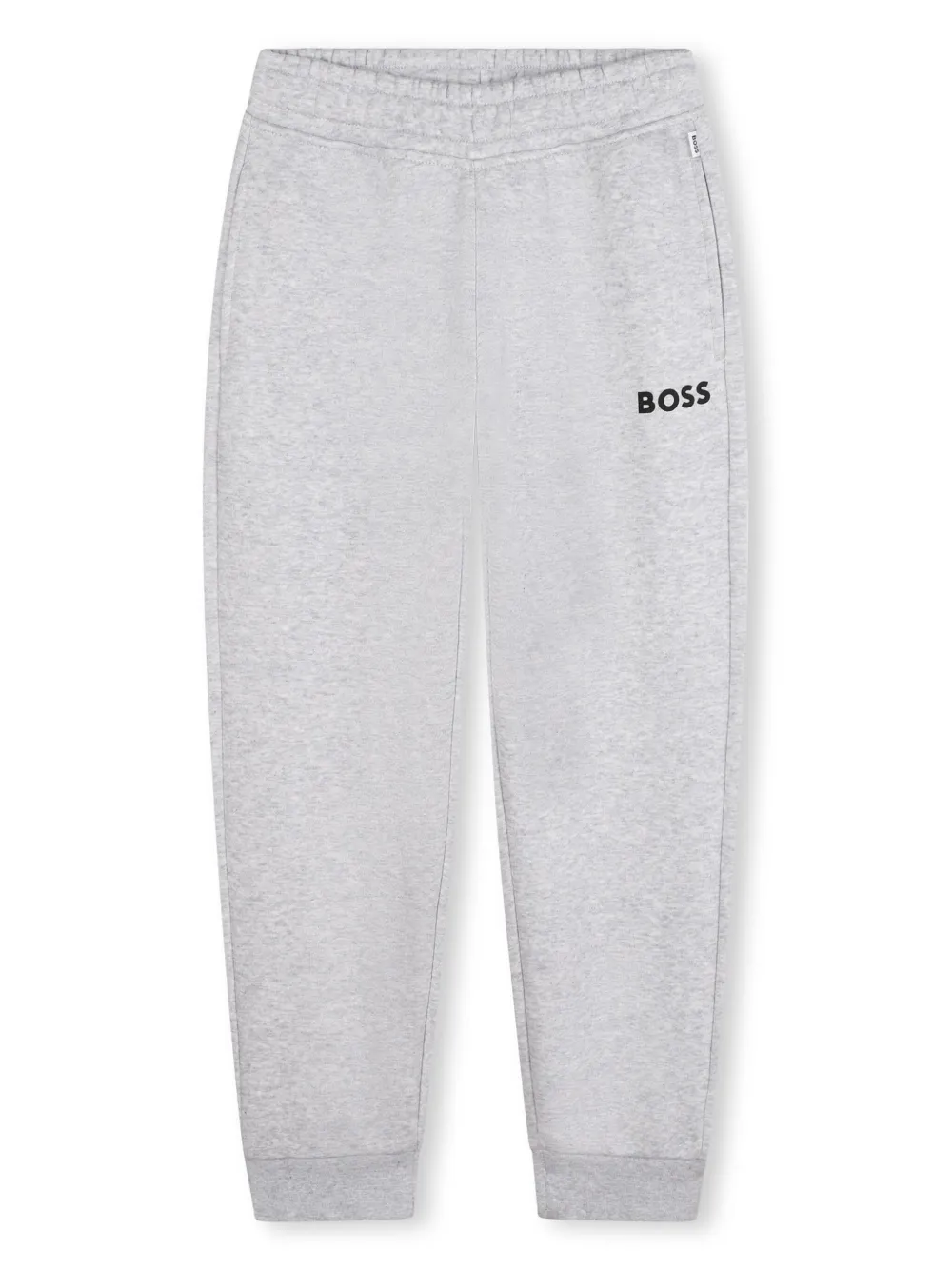 BOSS Kidswear Trainingsbroek met logoprint Grijs