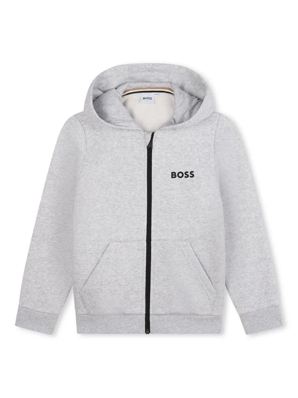 BOSS Kidswear Trainingsbroek met logoprint Grijs