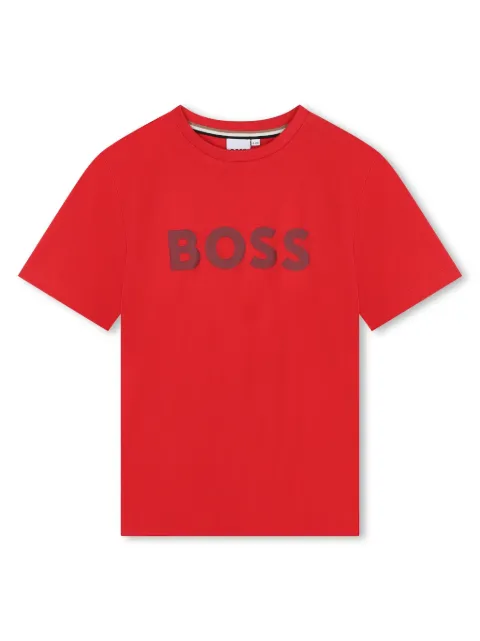 BOSS Kidswear logo-print cotton T-shirt 