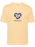 Ground Zero slogan-print cotton T-shirt - Yellow