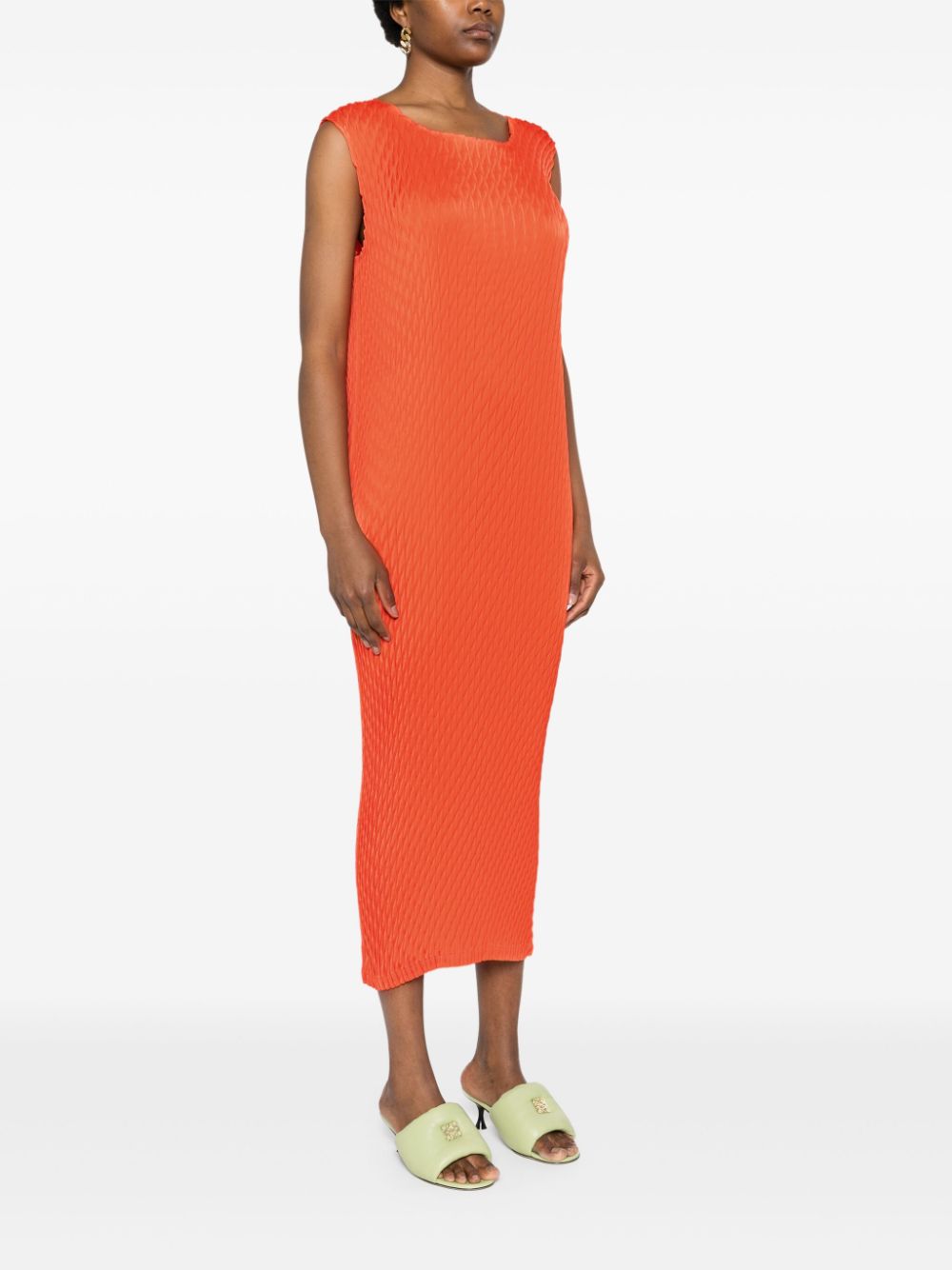 ISSEY MIYAKE DIFFUSED MIDI DRESS 